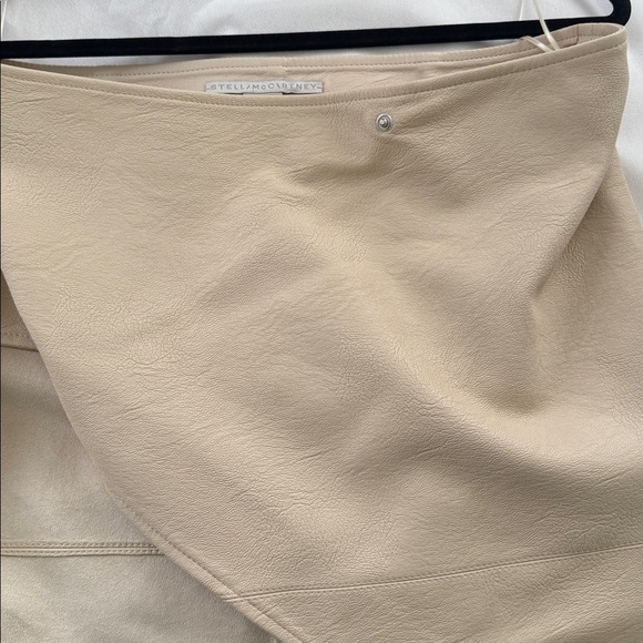 Stella McCartney  fringed faux leather wrap skirt - Picture 7 of 8